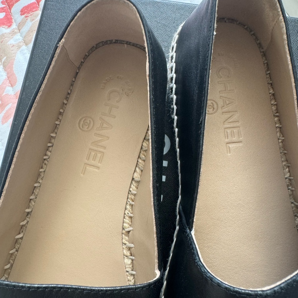 Brand New!Chanel Black Espadrilles size 40 - Picture 5 of 10